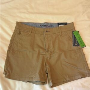 U.S. Polo Assn. Women's Tan Shorts